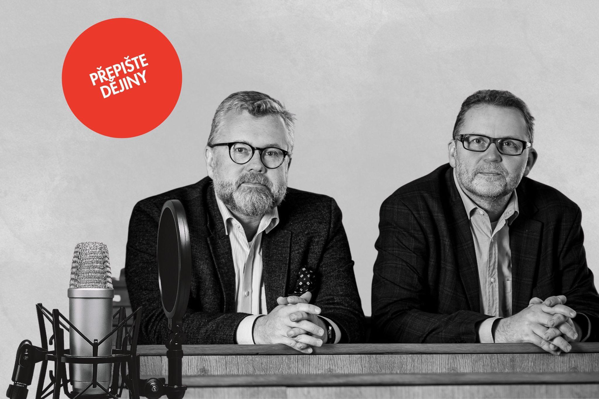 Martin Groman a Michal Stehlík, autoři podcastu Přepište dějiny